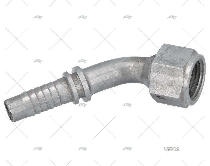 MACHO ROSCA GÁS   45 T1/2  - F1/2 INOX