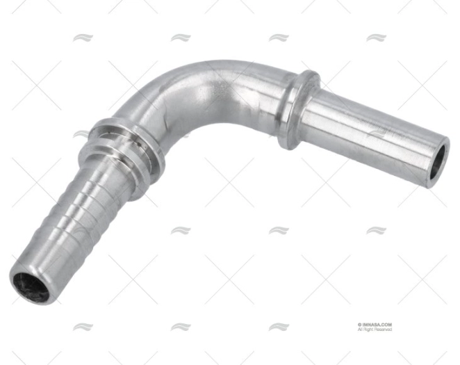 ESPIGÃO TUBO CURVO 90 T3/8  - D.10 INOX