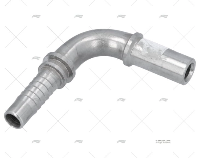 SPINA TUBO CURVO 90 T3/8  - D.12 INOX