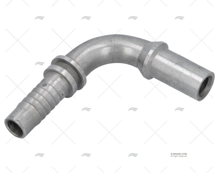 ESPIGÃO TUBO CURVO 90 T1/2  - D.15 INOX