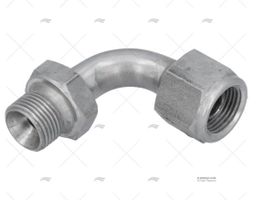 ADATTATORE M-H 90 3/8 INOX