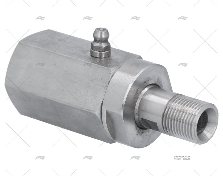 JUNTA GIRATÓRIA EM LINHA     3/8" INOX