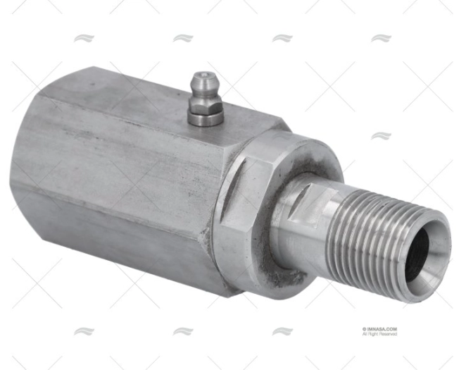 JUNTA GIRATÓRIA EM LINHA     1/2" INOX