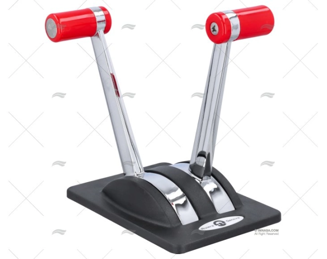 BOITIER BI-LEVIER/ACTION SIMPLE   ROUGE RIVIERA