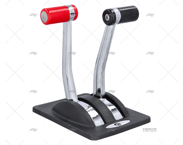 MANDO CONTROL DOBLE CURVO DX CON BLOQUEO RIVIERA