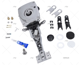 KIT MECANISMO CONTROLO C/ALAVANCA E PLACA LEWMAR