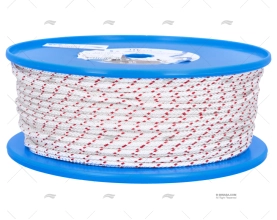 DRIZZA FASTNET 04mm BIANCO/ROSSO MEYER