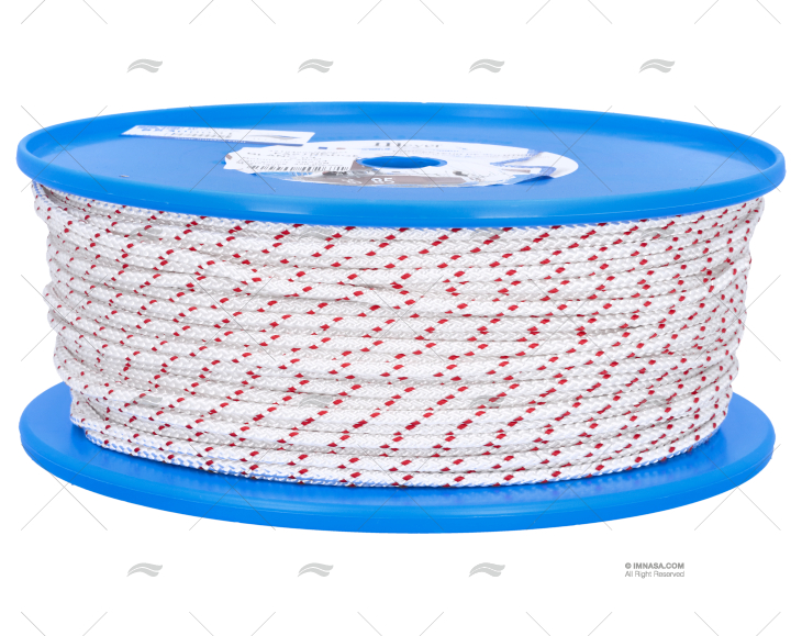 DRIZZA FASTNET 04mm BIANCO/ROSSO MEYER