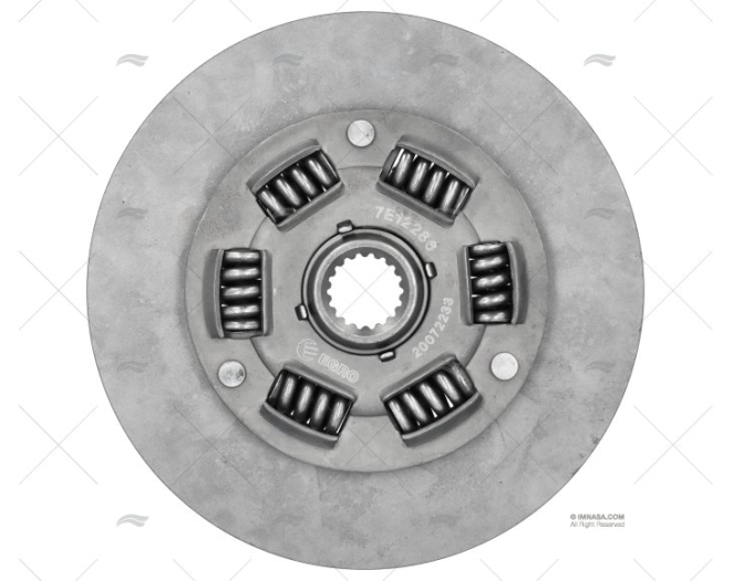 AMORTECEDOR 18 ESTRIAS ZF-BW-7 185mm.