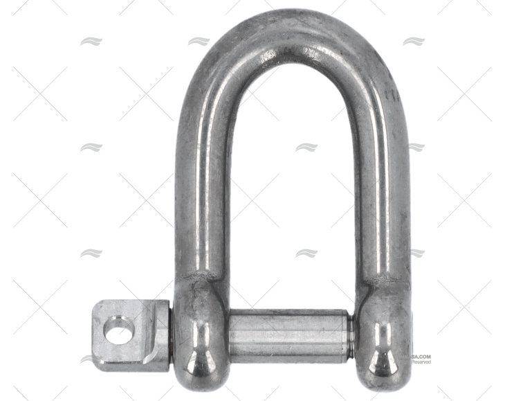 SHACKLE 'D' 6mm S.S.