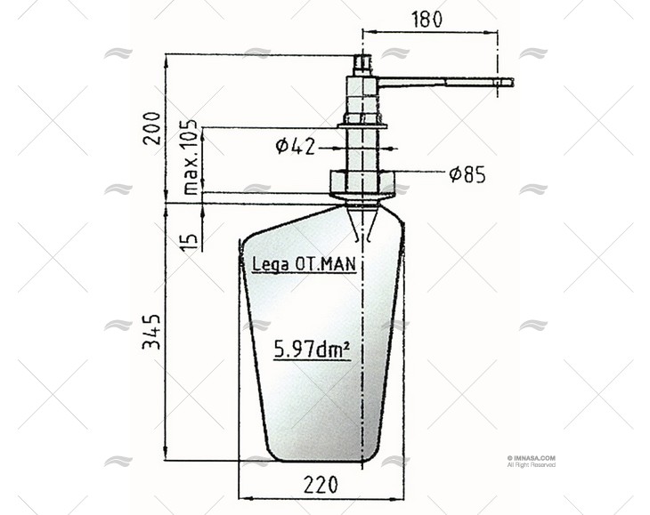 RADICE RUDDER 16/6P ELICHE RADICE RADICE RUDDER 16/6P ELICHE RADICE