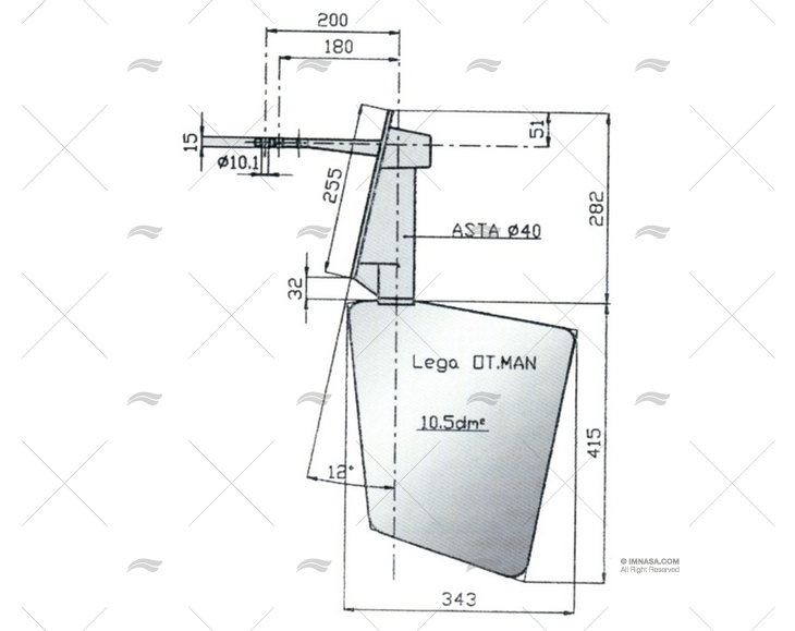 TIMONE RADICE 14/10S-12º ELICHE RADICE