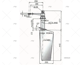 TIMONE RADICE 16/7V ELICHE RADICE