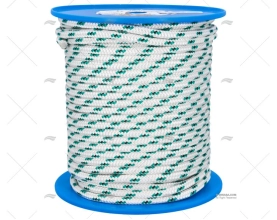 DRIZZA FASTNET 10mm BIANCO/VERDE MEYER