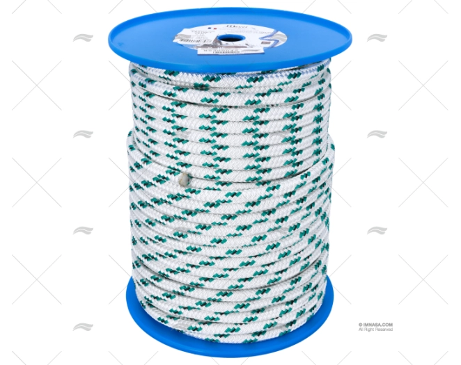 DRIZZA FASTNET 12mm BIANCO/VERDE MEYER