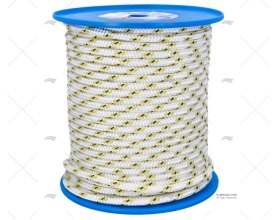 PRE-STRETCHED HALYARD 12mm WHITE/YELLOW MEYER