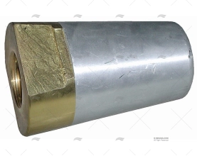 DADO CON ANODO RADICE ASSE 25mm ELICHE RADICE