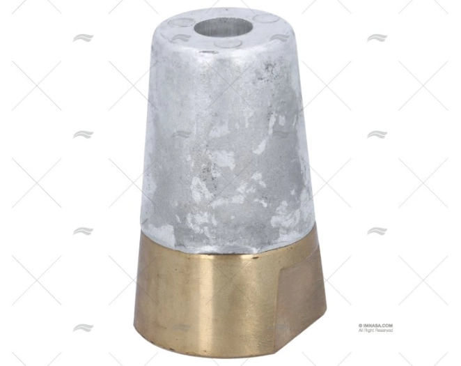 ANODO ZINCO DADO ASSE 25mm NON MECCANIZZATO