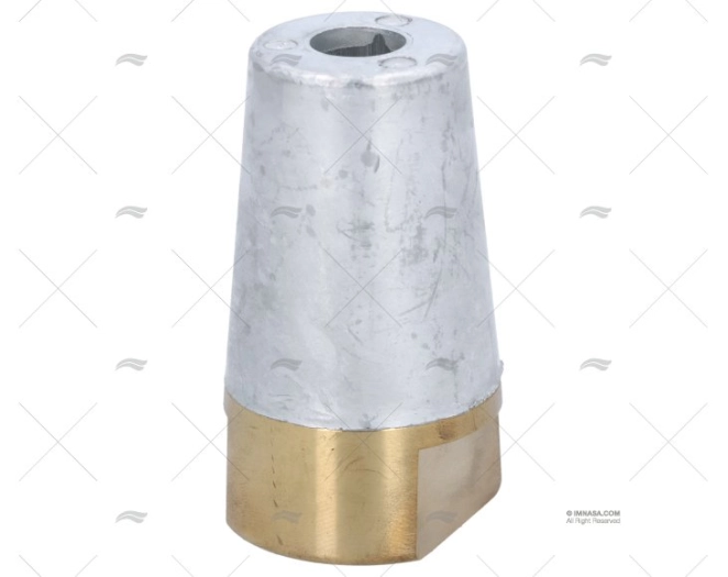ÂNODO ZINCO PORCA EIXO 30mm SEM MECANIZAR