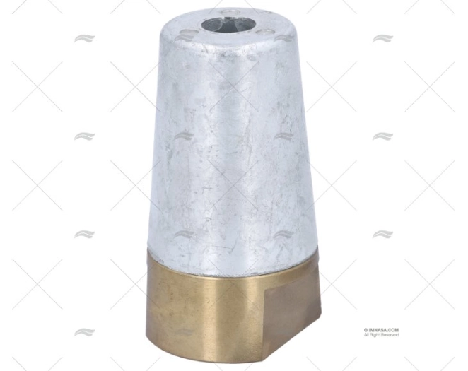 ANODO ZINCO DADO ASSE 35mm NON LAVORATO