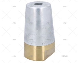 ANODO ZINCO DADO ASSE 60mm NON LAVORATO