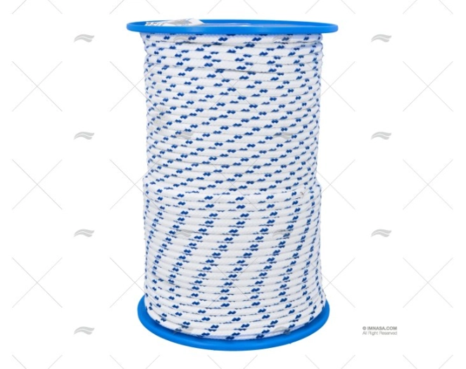 ECOUTE ROYAL NAUTIC 8MM BLANC/BLEU MEYER