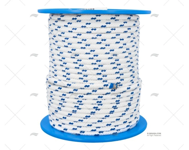 ECOUTE ROYAL NAUTIC 10MM BLANC/BLEU MEYER