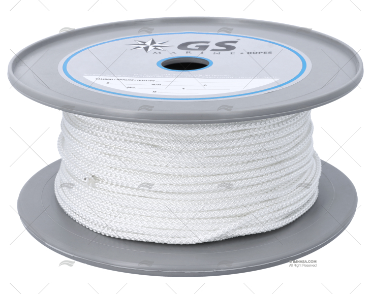 MOORING LINE POLYESTER 4mm WHITE 100m