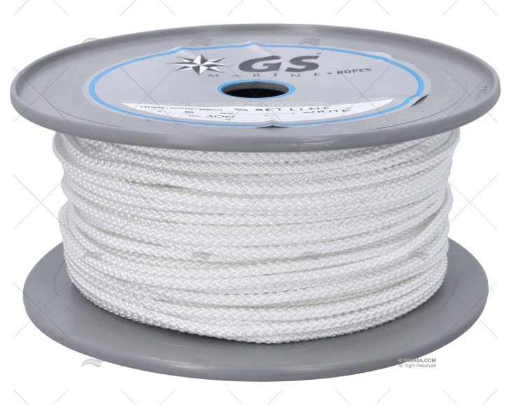 CABO POLYESTER 05mm BRANCO 100m