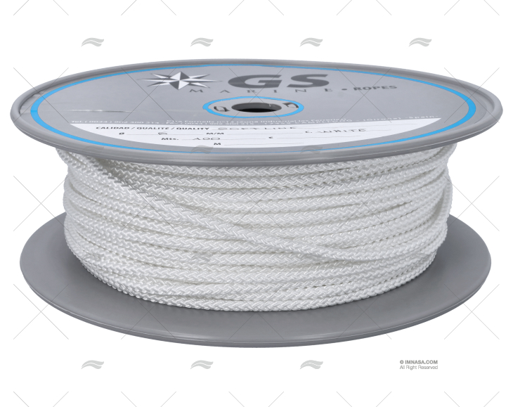 CABO POLYESTER 06mm BLANCO 100m