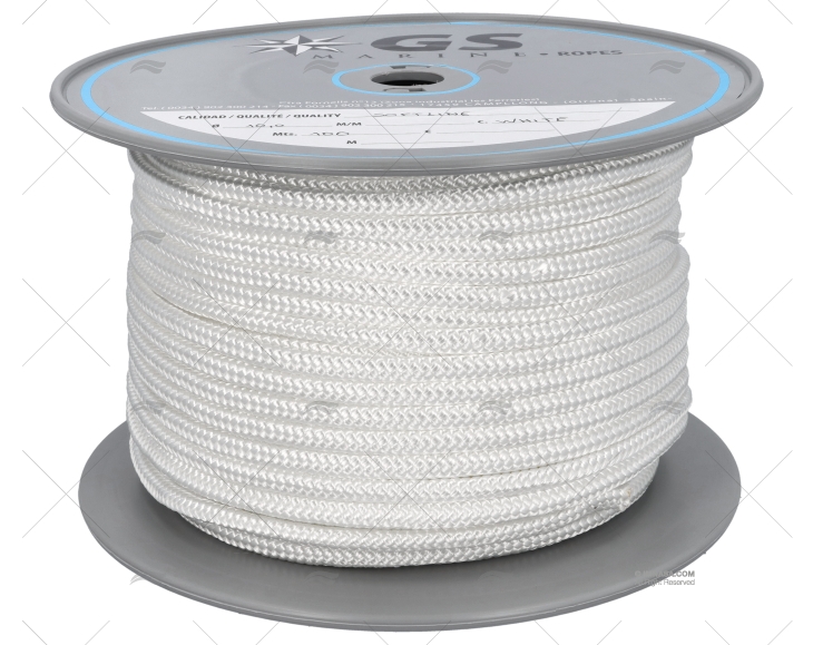 CABO POLYESTER 12mm BLANCO 100m