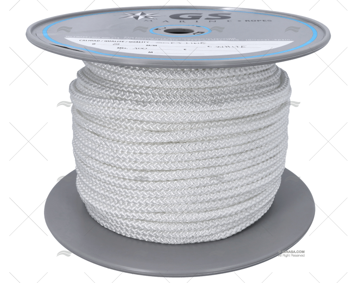CABO POLYESTER 08mm BLANCO 100m