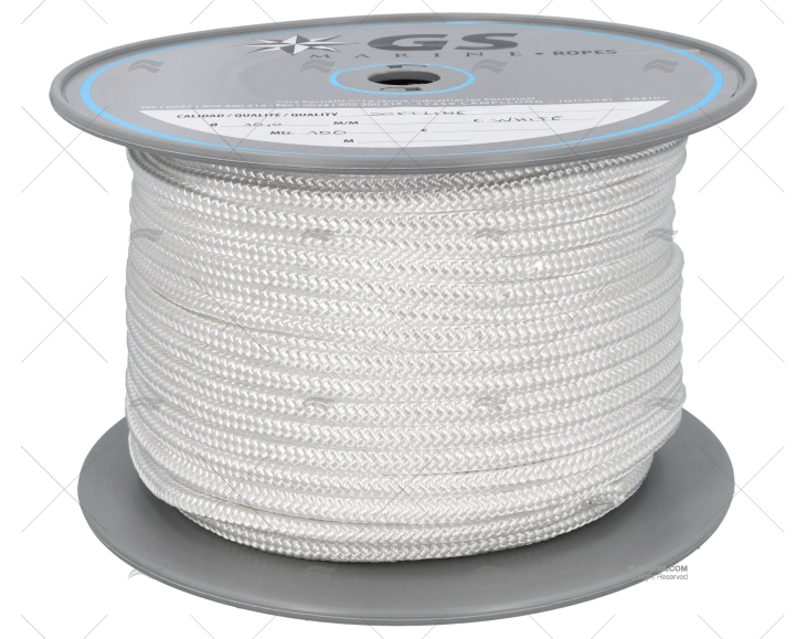 CABO POLYESTER 10mm BLANCO 100m