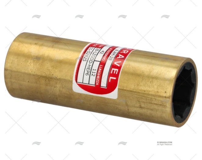 ROLAMENTO LATÃO-BORRACHA 28x42x112mm CARAVEL