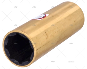 CUSCINETTO OTTONE-GOMMA 40x55x160mm CARAVEL