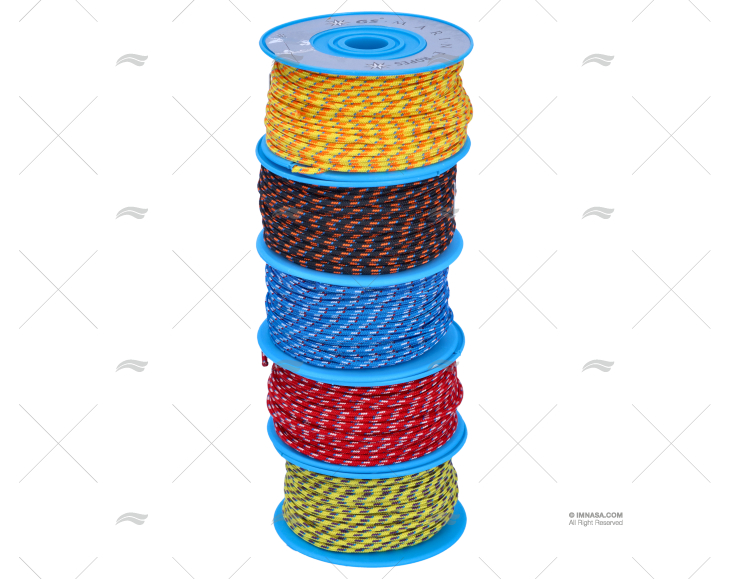 POLYESTER REEL BOX 2mm 5x20 COLOR
