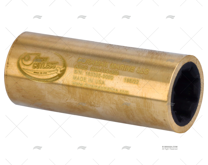 ROLAMENTO LATÃO NAVAL-BORRACHA 3/4" ABRAÇADEIRA DURAMAX
