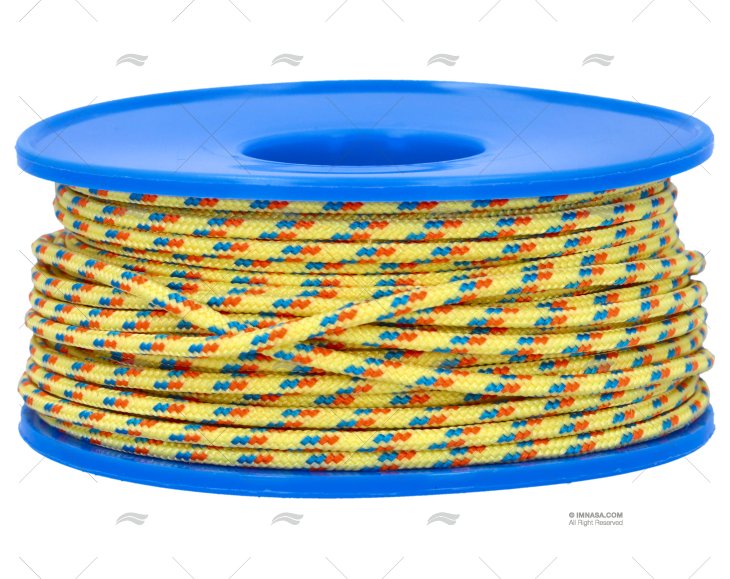 BOBINA POLIÉSTER  AMARELO/LARANJA/AZUL 2mm 20m MEYER