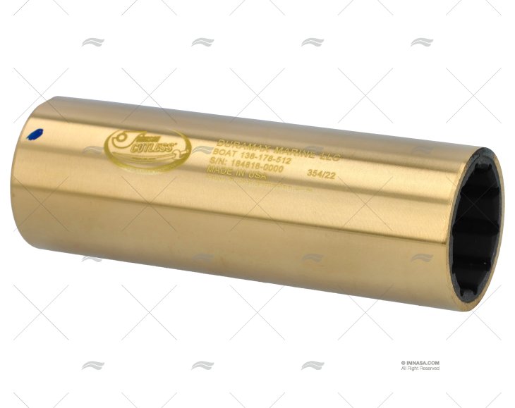 ROLAMENTO LATÃO NAVAL-BORRACHA 1"3/8 BARCO DURAMAX