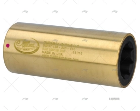 ROLAMENTO LATÃO NAVAL-BORRACHA 1\"3/8 CAPA DURAMAX
