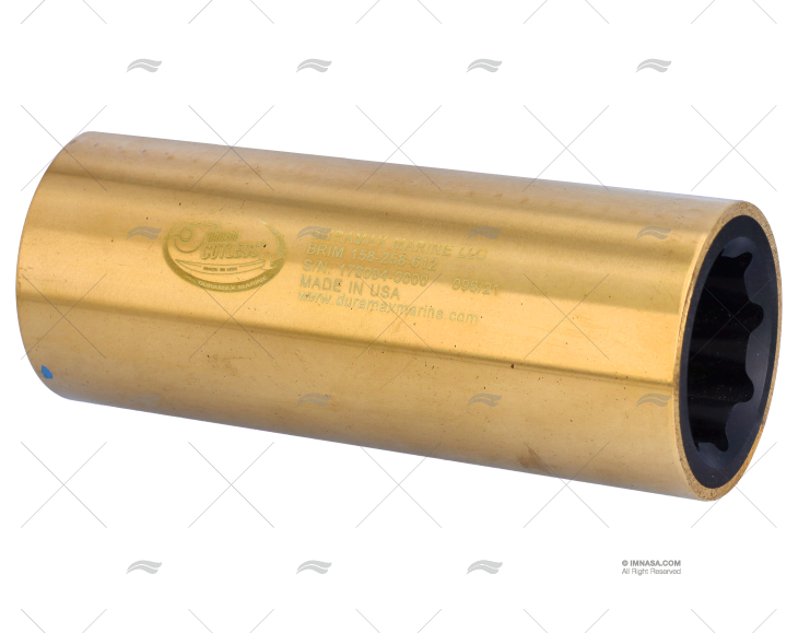 ROLAMENTO LATÃO NAVAL-BORRACHA 1"5/8 BRIM DURAMAX