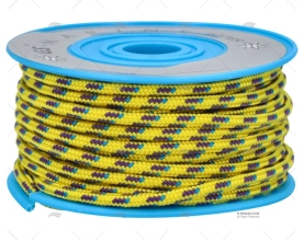 BOBINA POLIESTERE GIALLO/BLU/VIOLA 3mm 10m MEYER