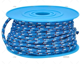 BOBINA POLIÉSTER AZUL/BRANCO/VERMELHO 3mm 10m MEYER