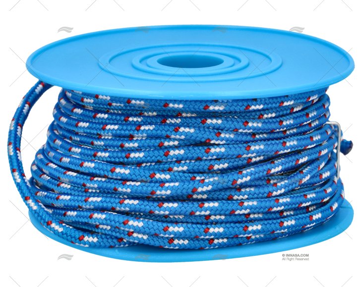 BOBINA POLIÉSTER AZUL/BRANCO/VERMELHO 3mm 10m MEYER