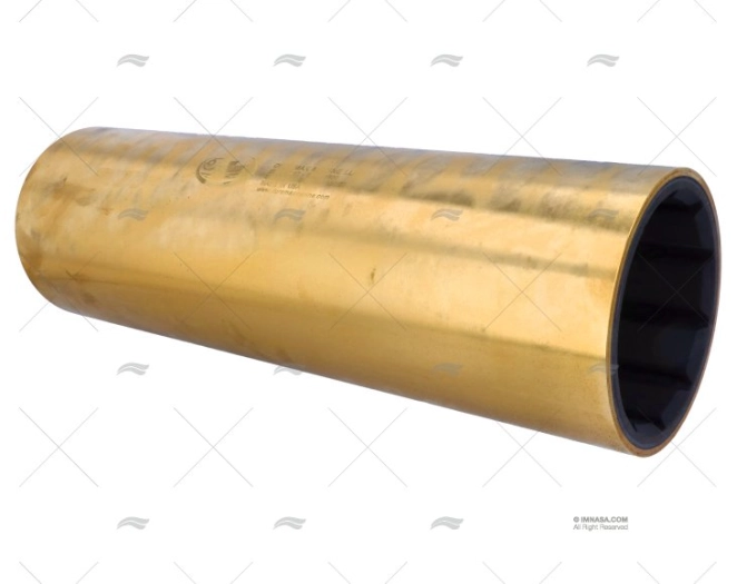 ROLAMENTO LATÃO NAVAL-BORRACHA 6"1/2 DOURADO DURAMAX