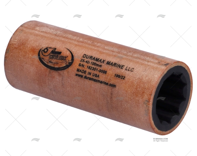 CUSCINETTO FENOLICO-GOMMA 25x40x100mm DURAMAX