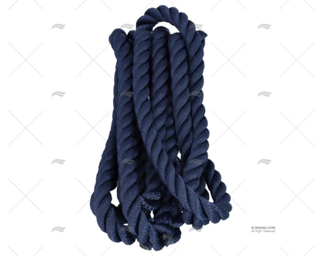 CABO P/DEFENSA AZUL 12mm 2,3m C/OLHAL MEYER