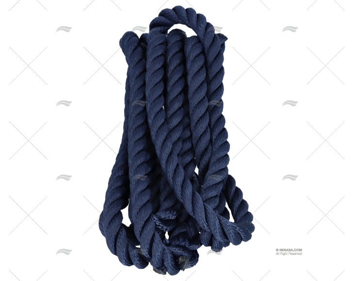 CIMA P/PARABORDO BLU 12mm 2,3m C/ANELLO MEYER