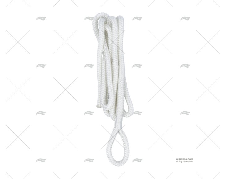 CABO P/DEFENSA BLANCO 12mm 2.5m C/GAZA