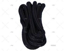 CABO P/DEFENSA PRETO  10mm 2m   C/OLHAL
